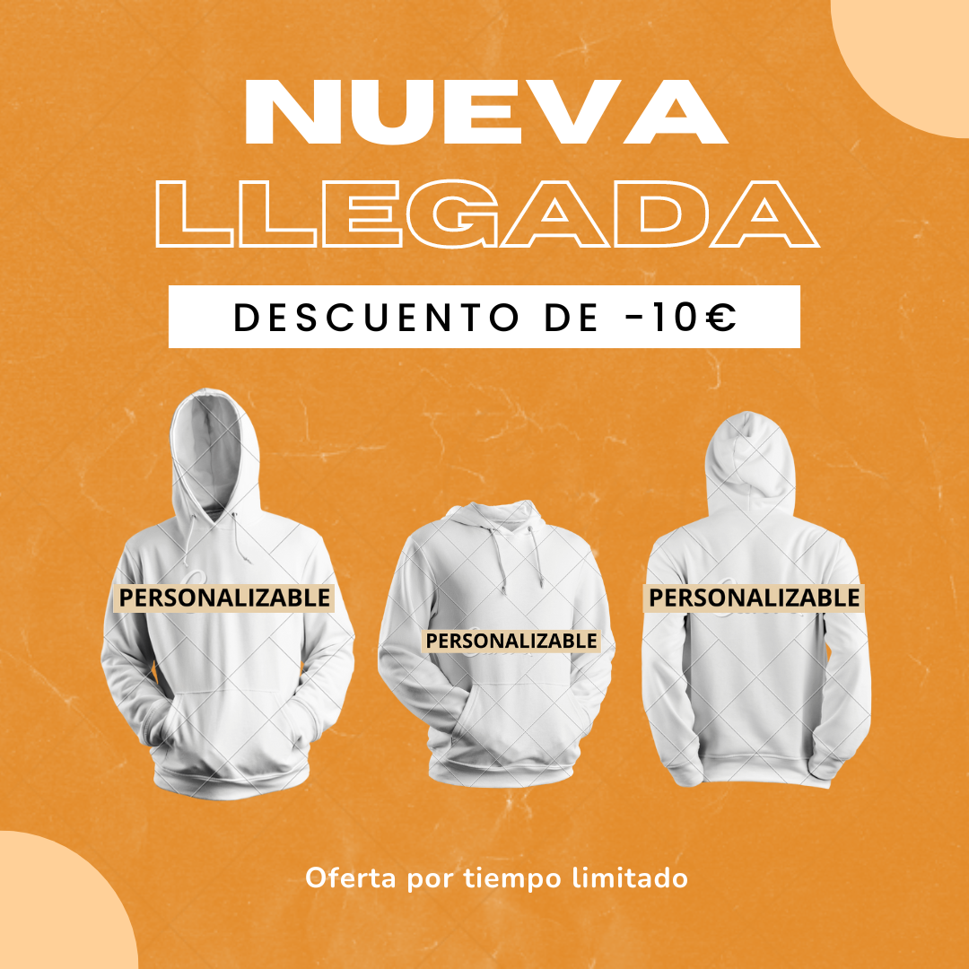 Sudadera 100% PERSONALIZADA